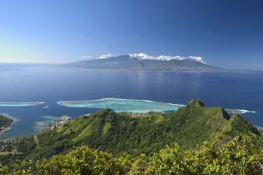 Situ sur l'le de Moorea...